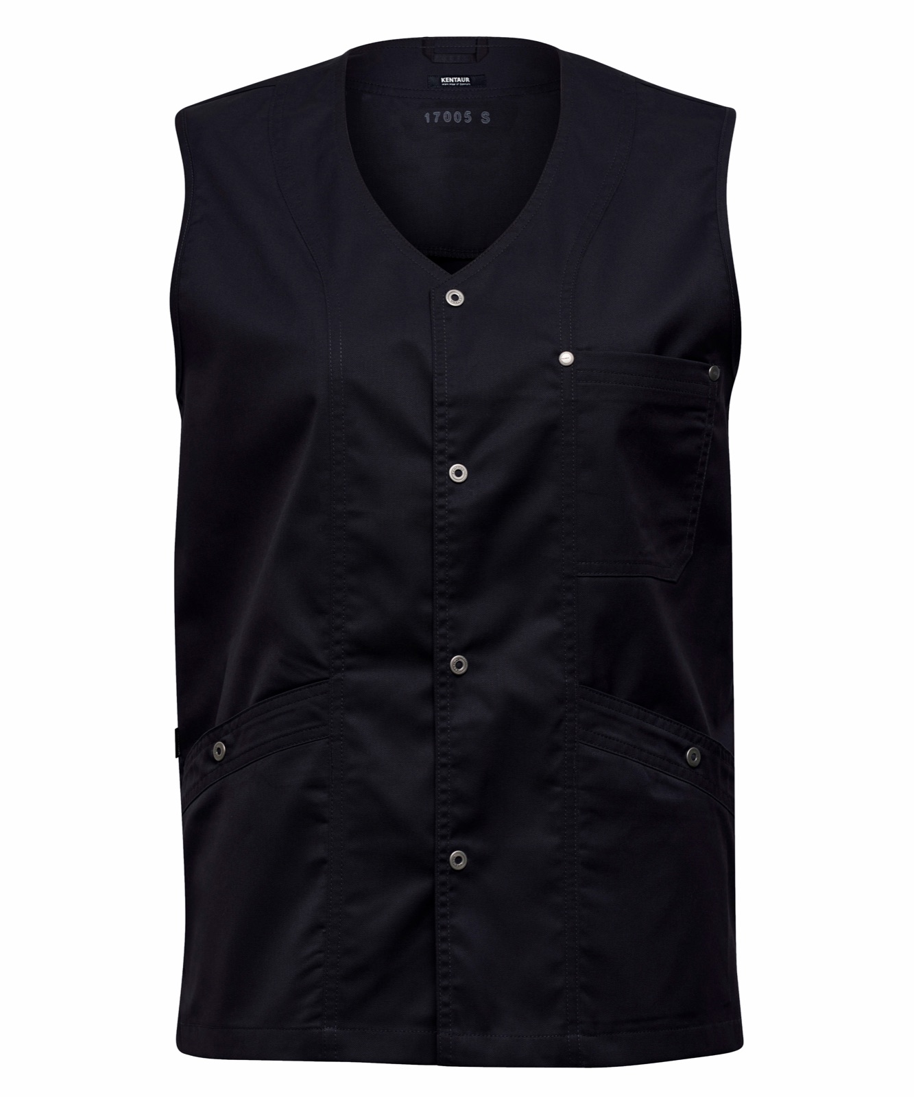 Modernne taskutega vest, unisex, must