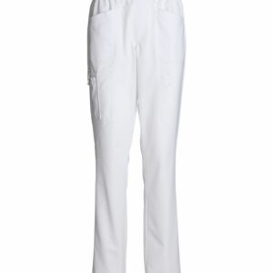 Kummivööga unisex flex-püksid, valge