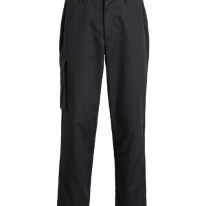 Unisex püksid reie-taskuga, must
