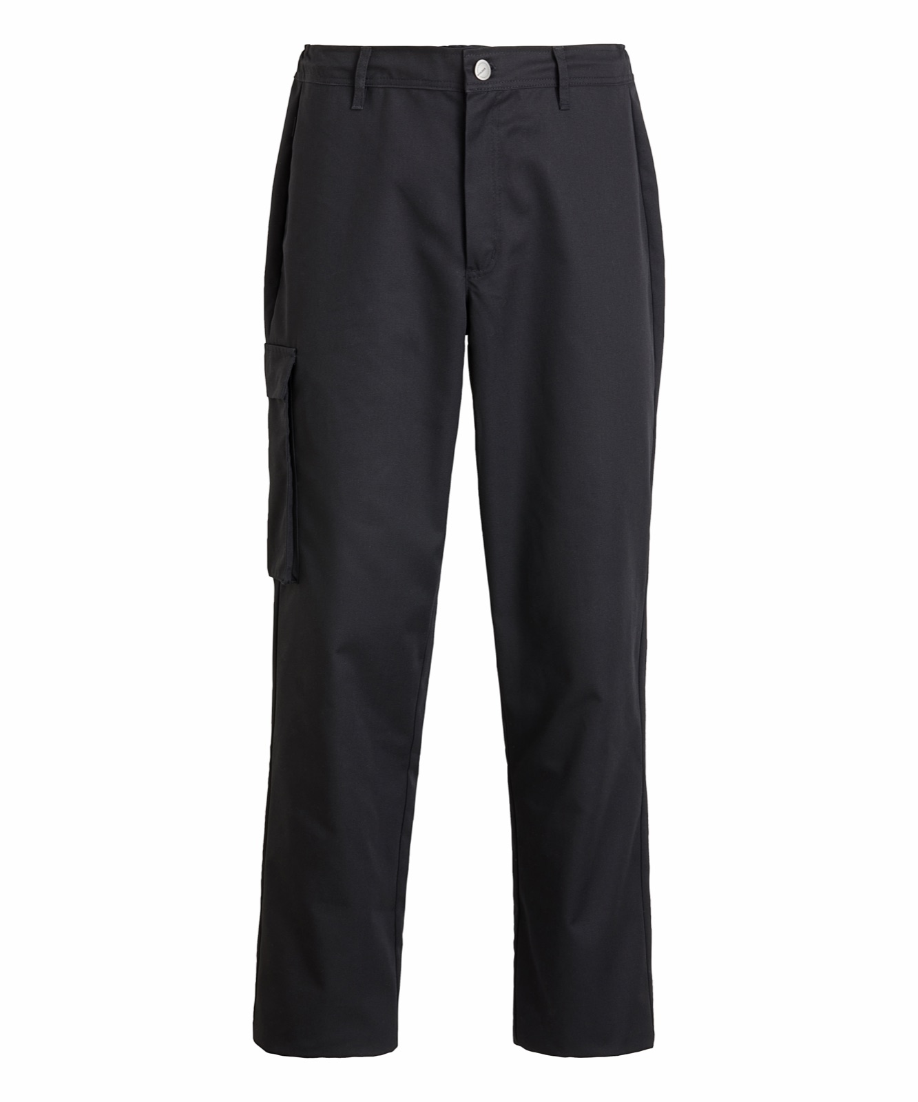 Unisex püksid reie-taskuga, must