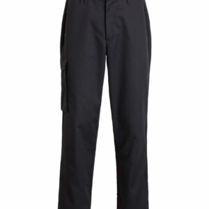 Unisex püksid reie-taskuga, must