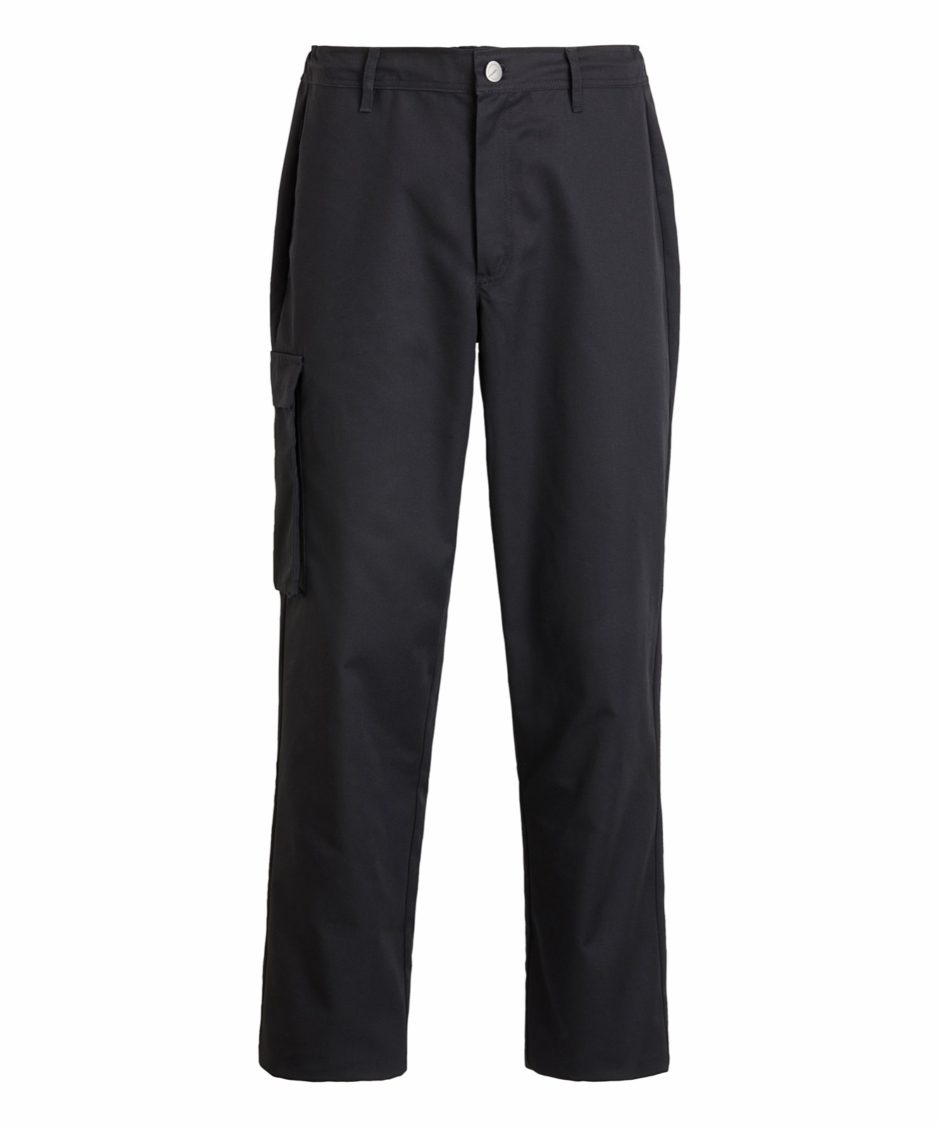 Unisex püksid reie-taskuga, must