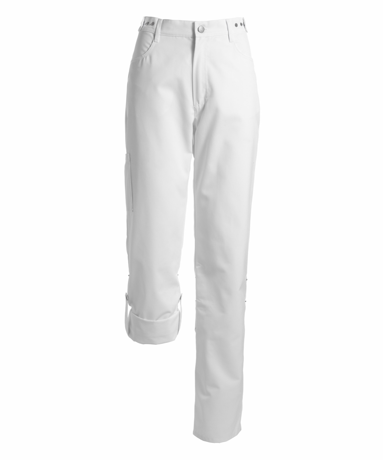 Naiste/unisex flex-püksid, valge