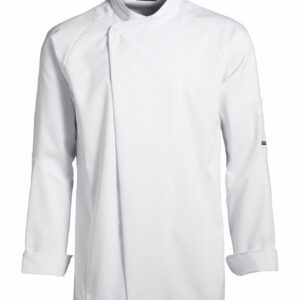 Unisex koka-/teenindajakk, valge