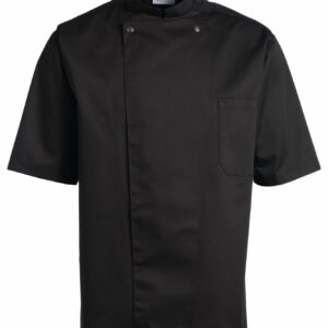 Unisex koka-/teenindajakk, must