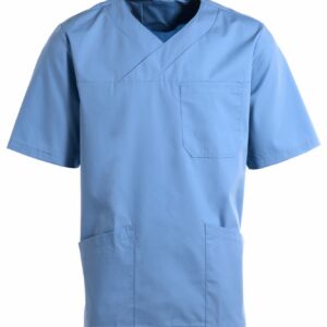 Unisex kittel, helesinine