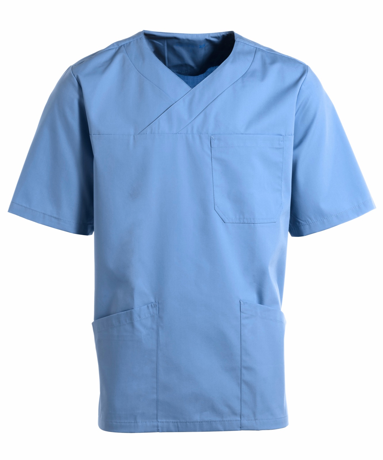 Unisex kittel, helesinine