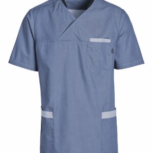 Unisex kittel, tuhmsinine