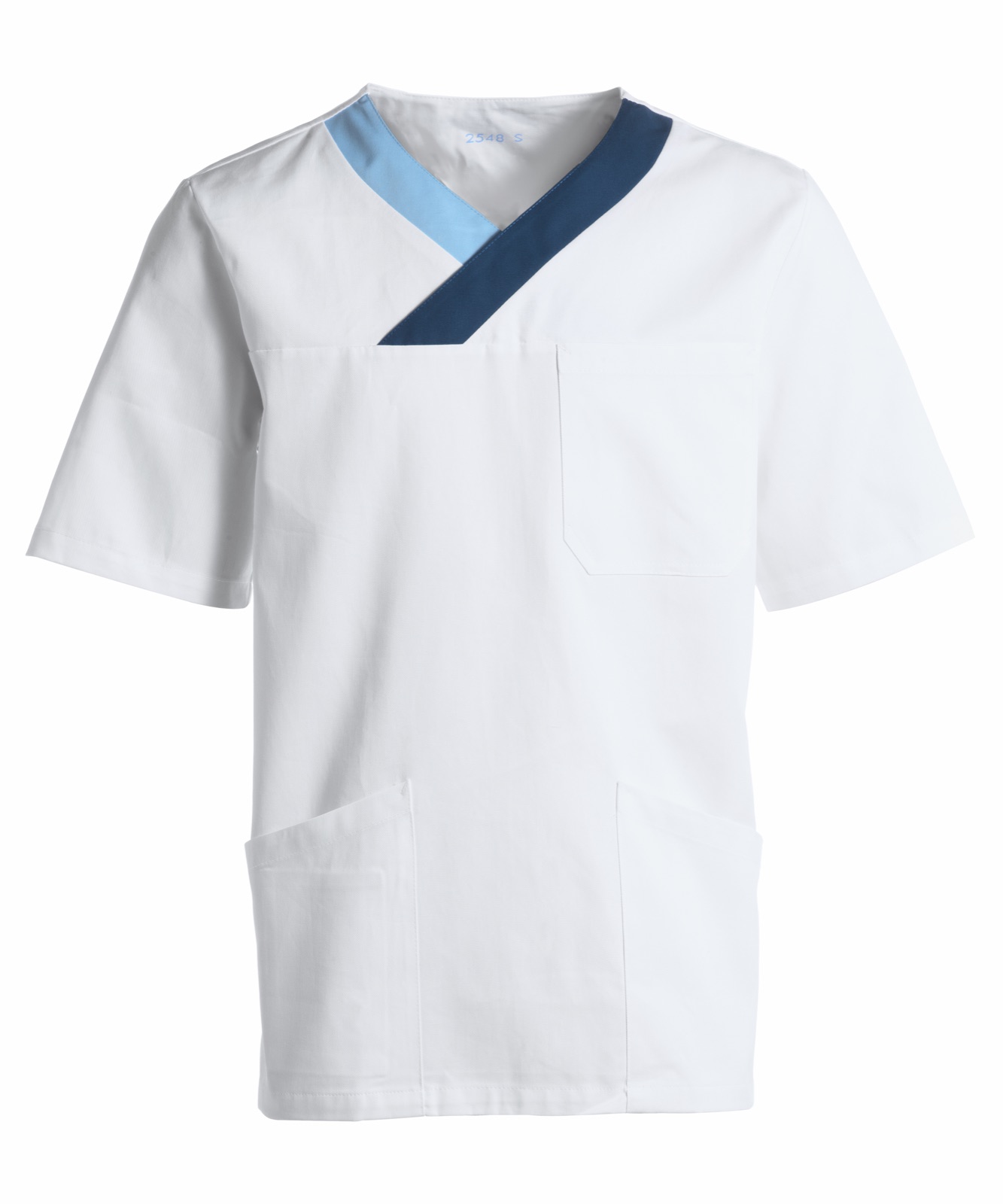Unisex kittel, helesinine