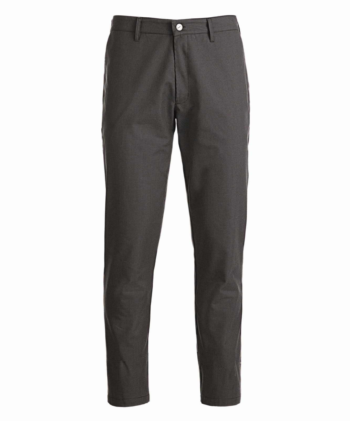 Meeste chino-püksid, must-hall pepita