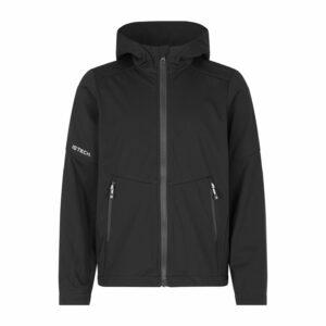 Kerge laste softshell-jakk, must