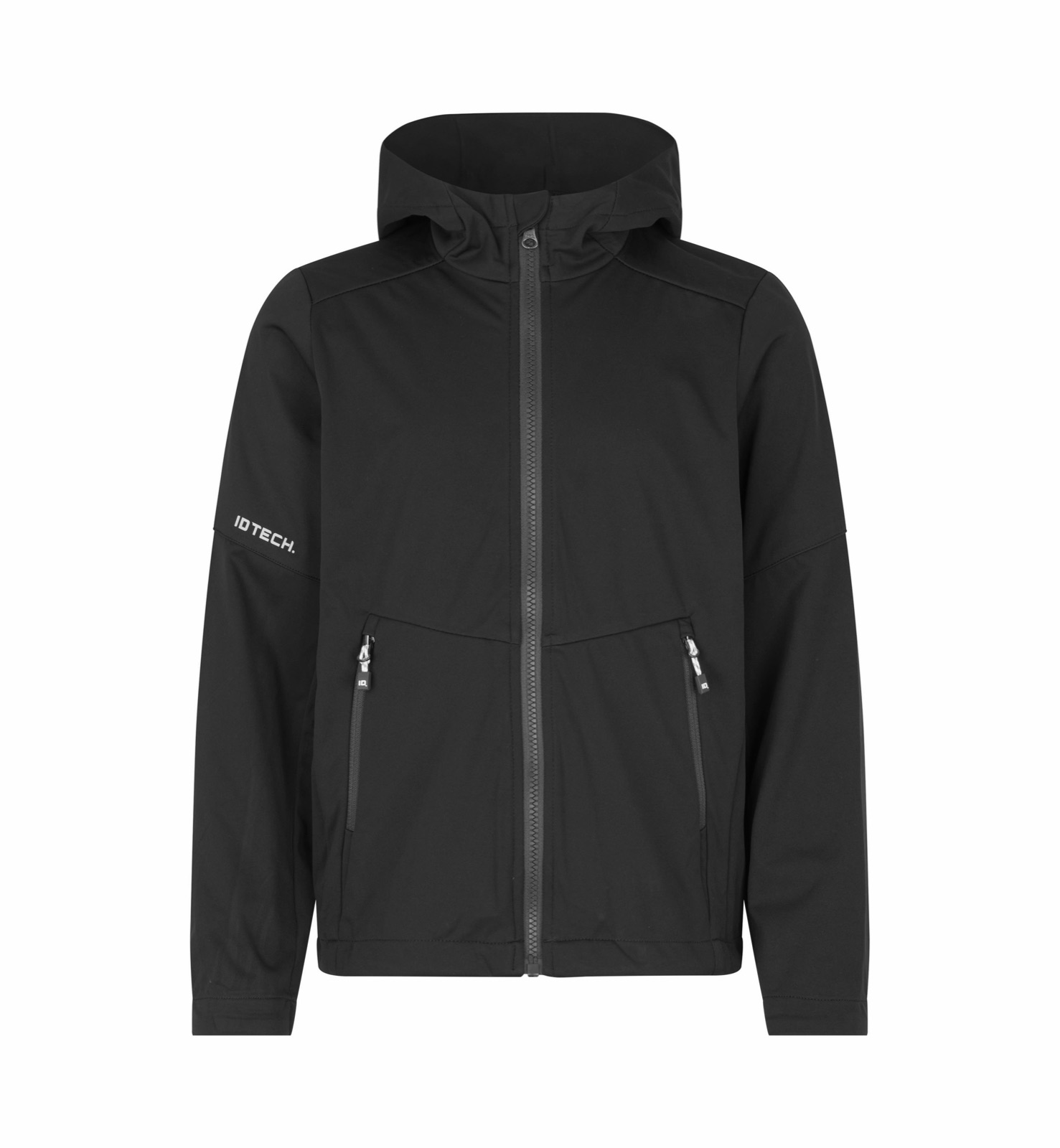 Kerge laste softshell-jakk, must