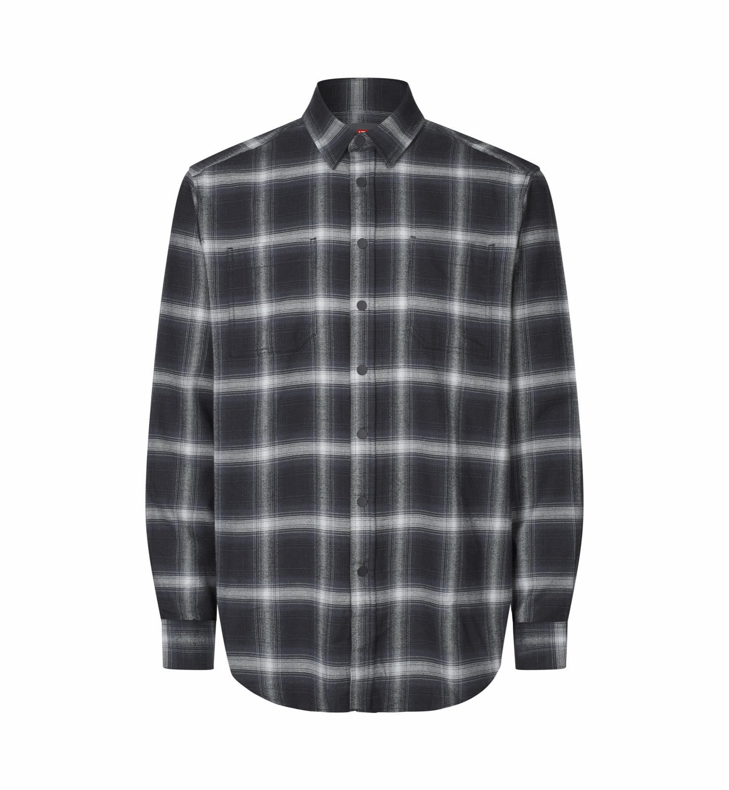 Unisex flanelltriiksärk, hõbehall