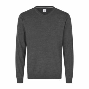 V-kaelusega The knit kudum, tumehall melanž