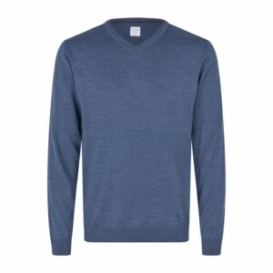 V-kaelusega The knit kudum, sinine melanž
