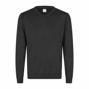 V-kaelusega The knit kudum, must