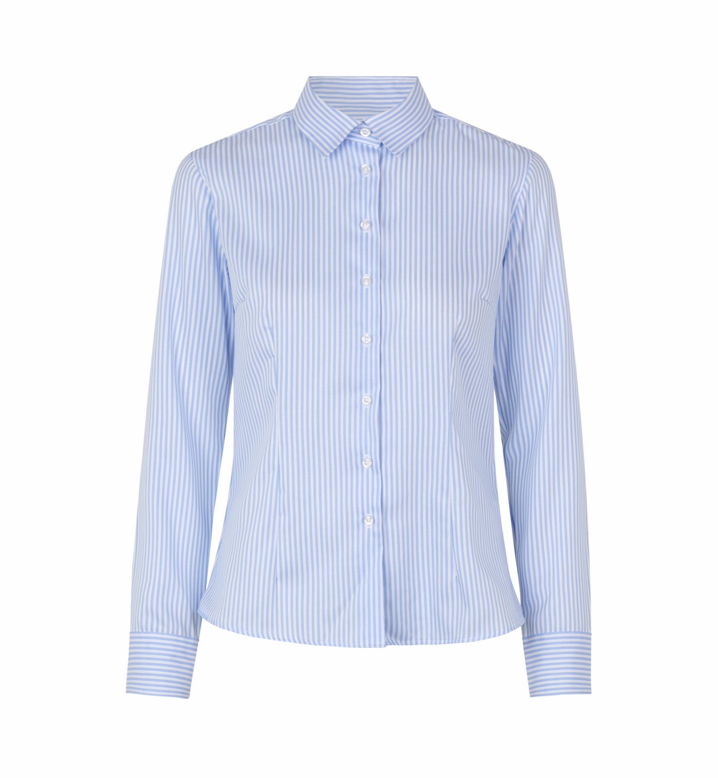 Naiste Fine Twill Cadet triiksärk, helesinine