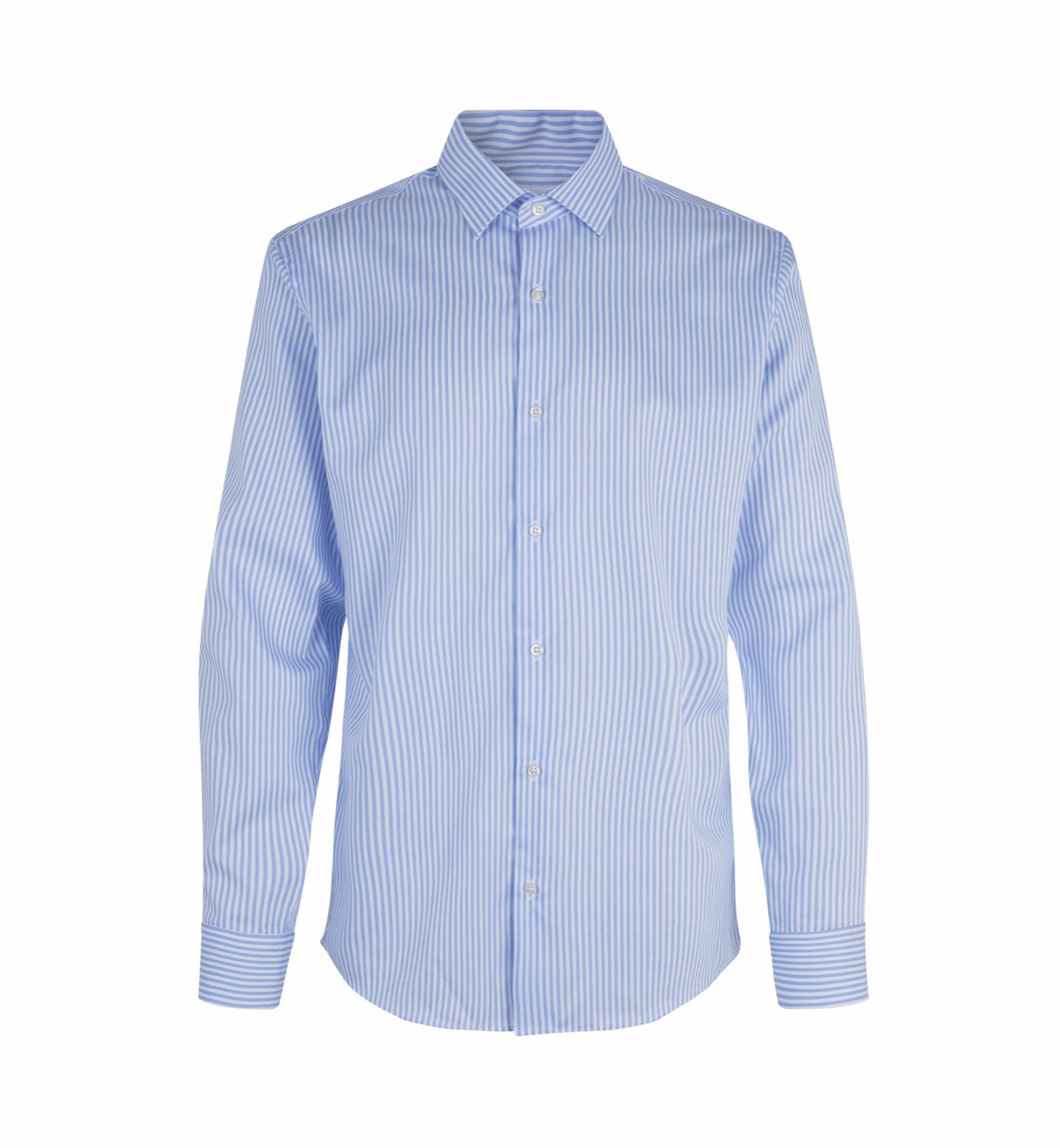 Fine Twill Cadet triiksärk, slim, helesinine