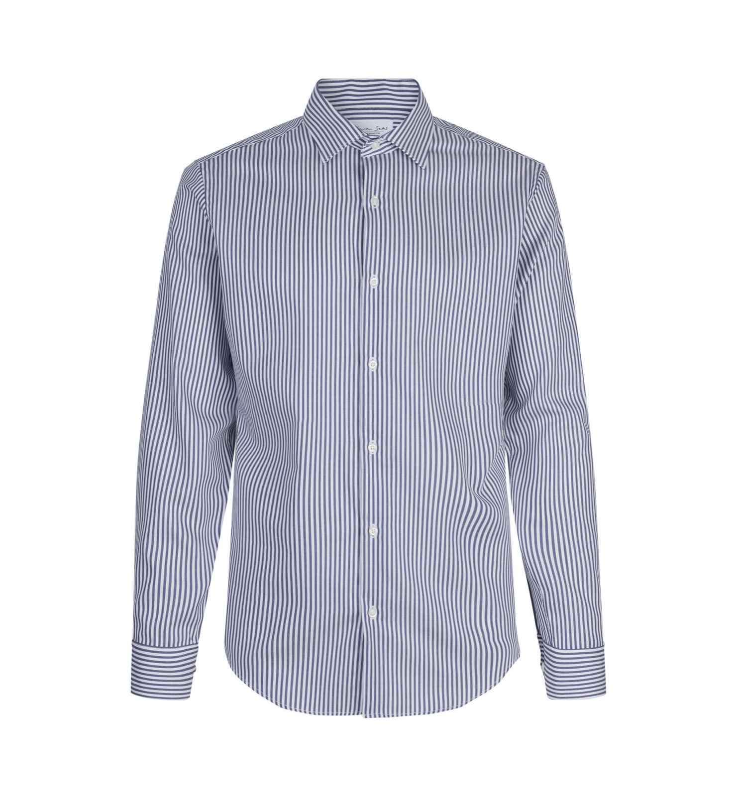 Fine Twill Cadet triiksärk, slim, tumesinine
