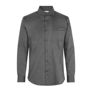 Fine Twill California triiksärk, tumehall