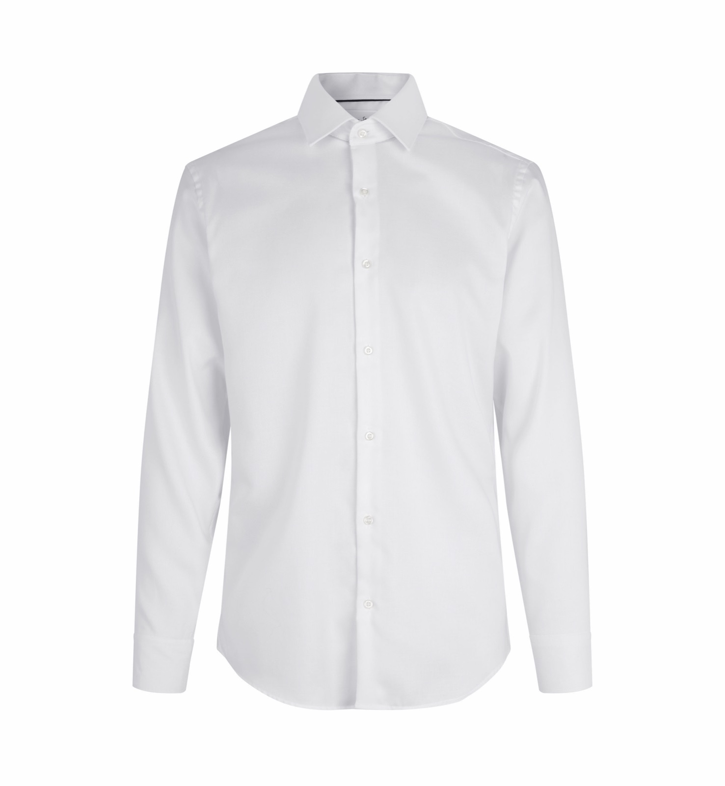 Royal Oxford triiksärk, slim, valge