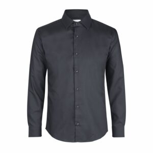 Royal Oxford triiksärk, slim, süsihall
