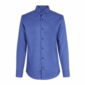 Royal Oxford triiksärk, slim, prantsuse sinine