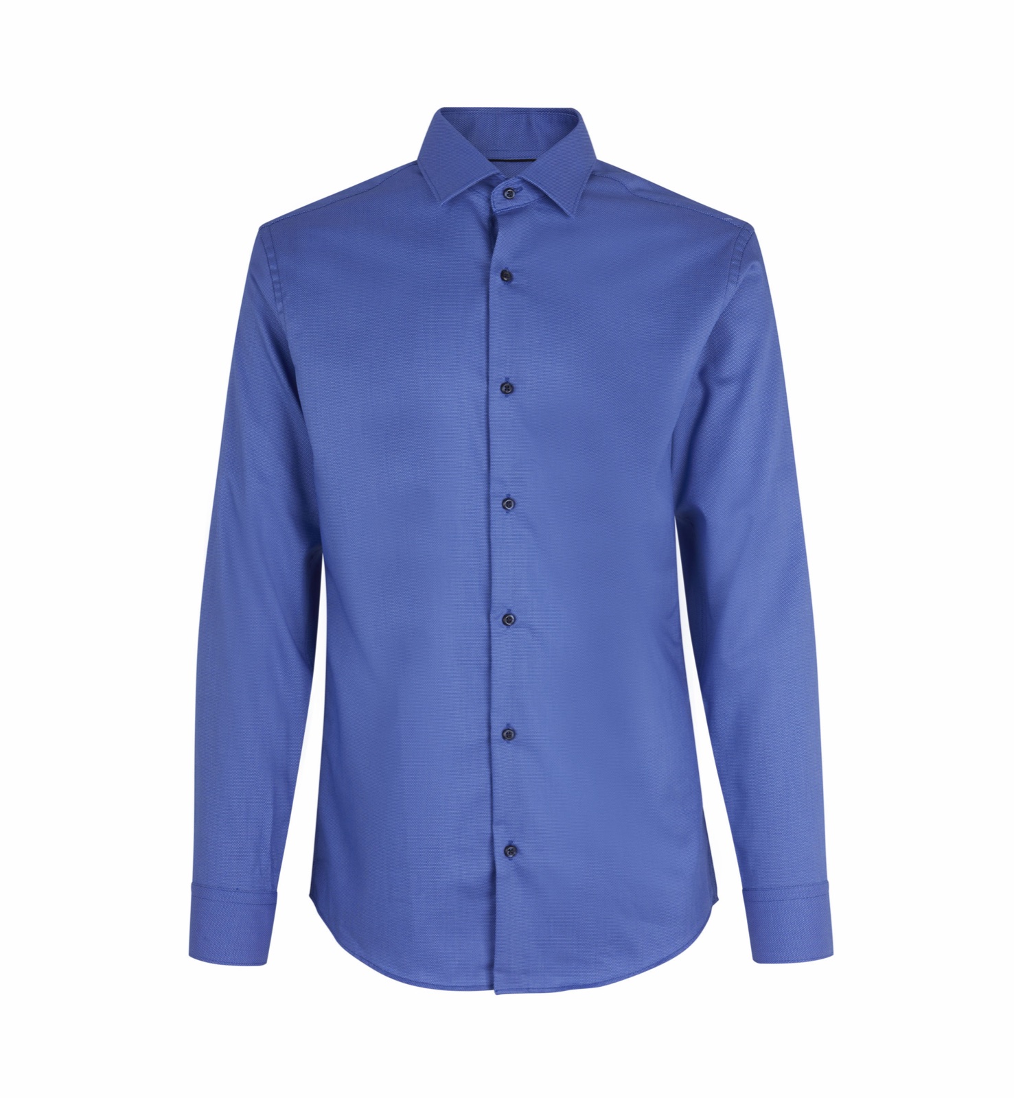 Royal Oxford triiksärk, slim, prantsuse sinine