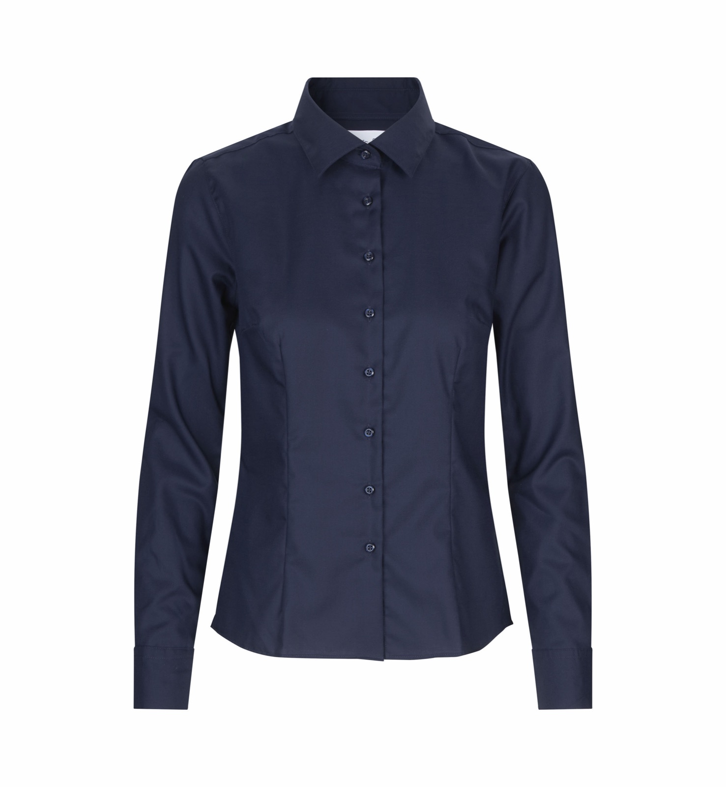 Naiste Fine Twill triiksärk, tumesinine