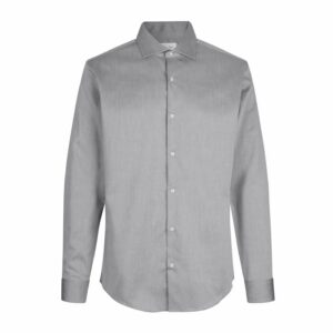 Fine Twill triiksärk, hõbehall