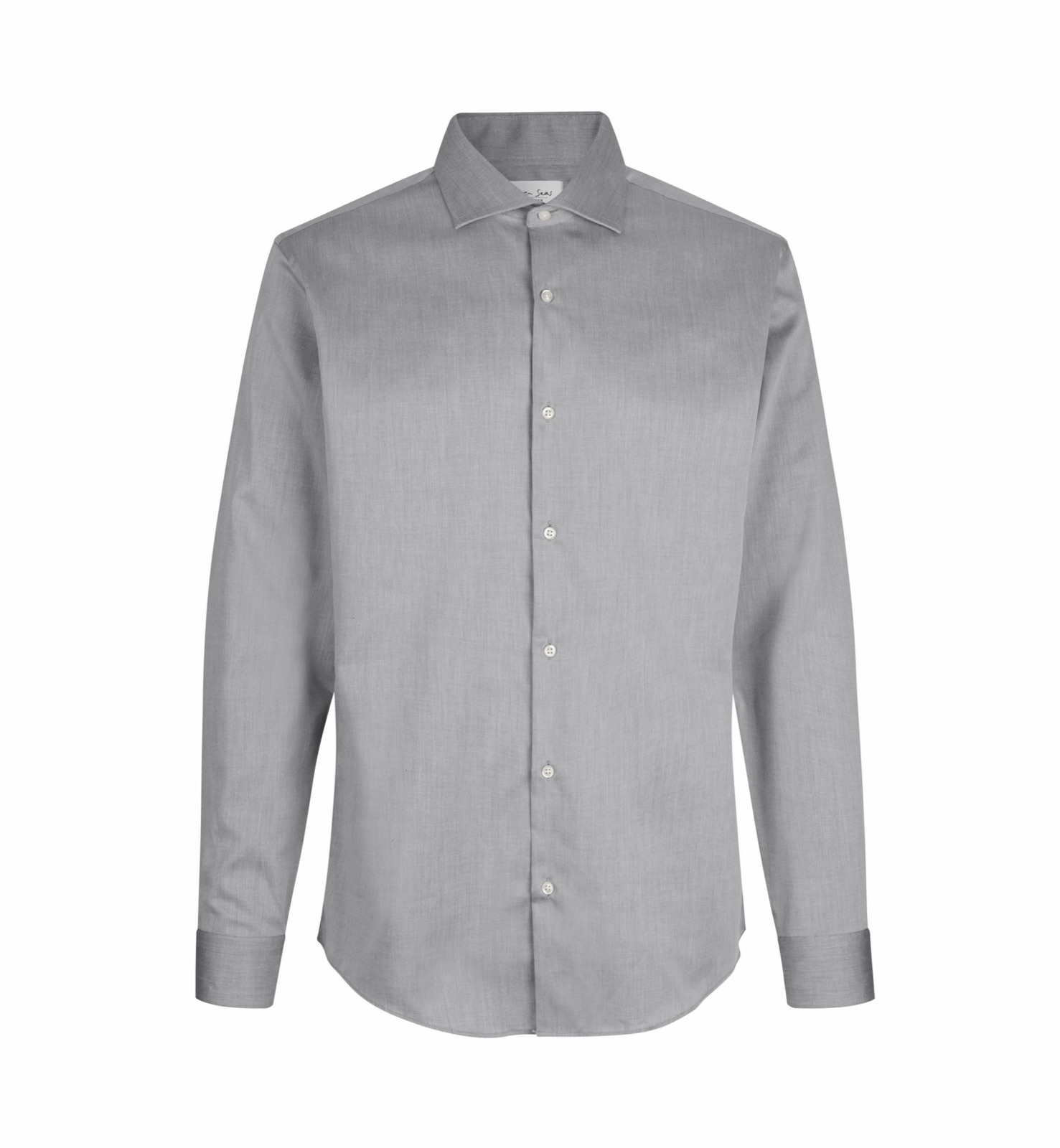 Fine Twill triiksärk, hõbehall