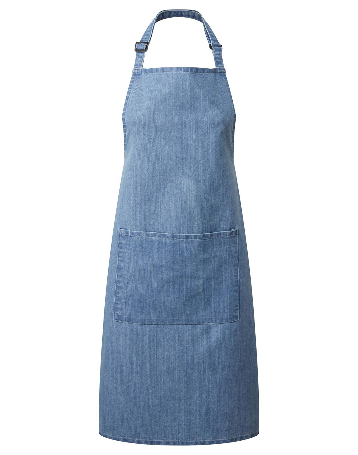 Täispõll suure taskuga, sinine denim