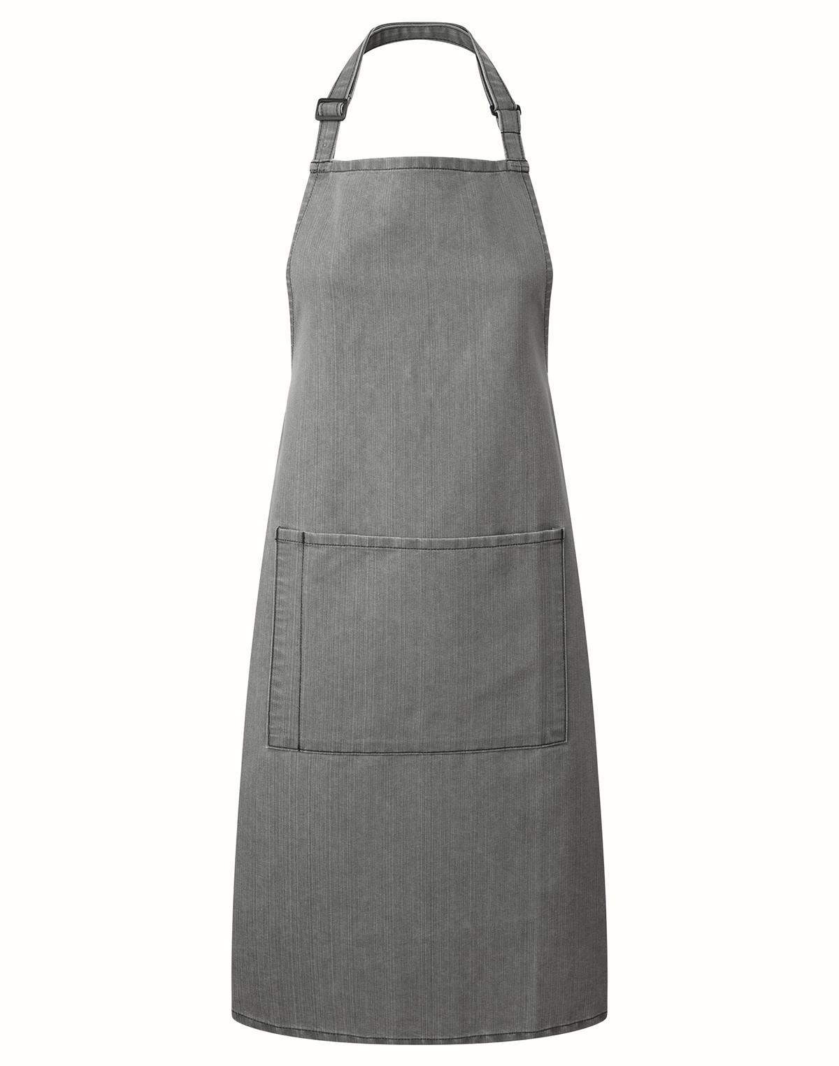 Täispõll suure taskuga, hall denim